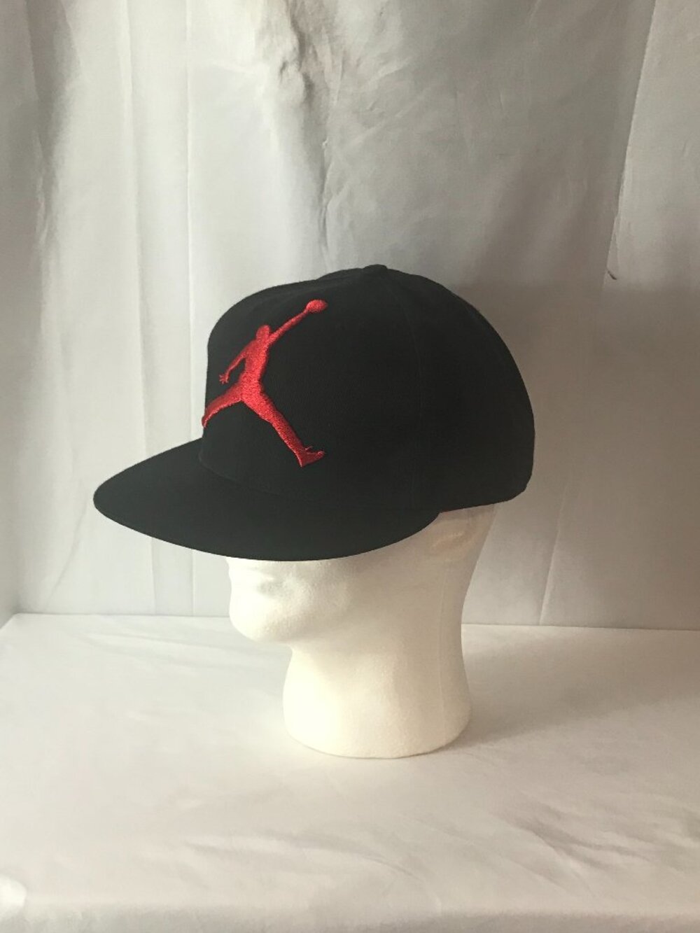 Jordan Fat Bill Size 7 5/8 Red/Black Activewear Athletic Sport Cut Hat/Cap